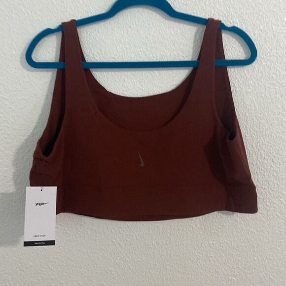 NWT- NIKE- women’s training sports bra- chocolate mocha color- size 2X - Picture 9 of 12